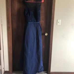 Navy Blue Formal Dress